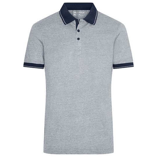 grey heather - navy