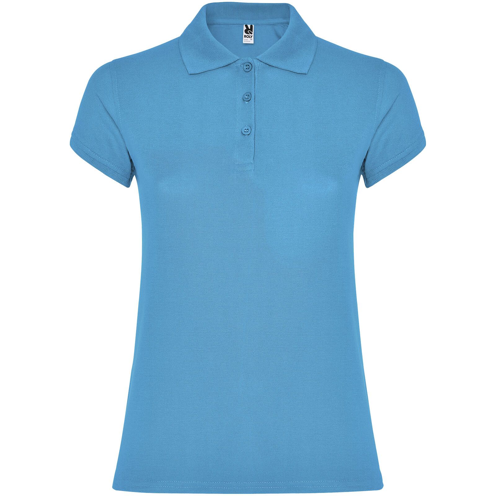 Star Poloshirt für Damen - türkis - 2XL-753
