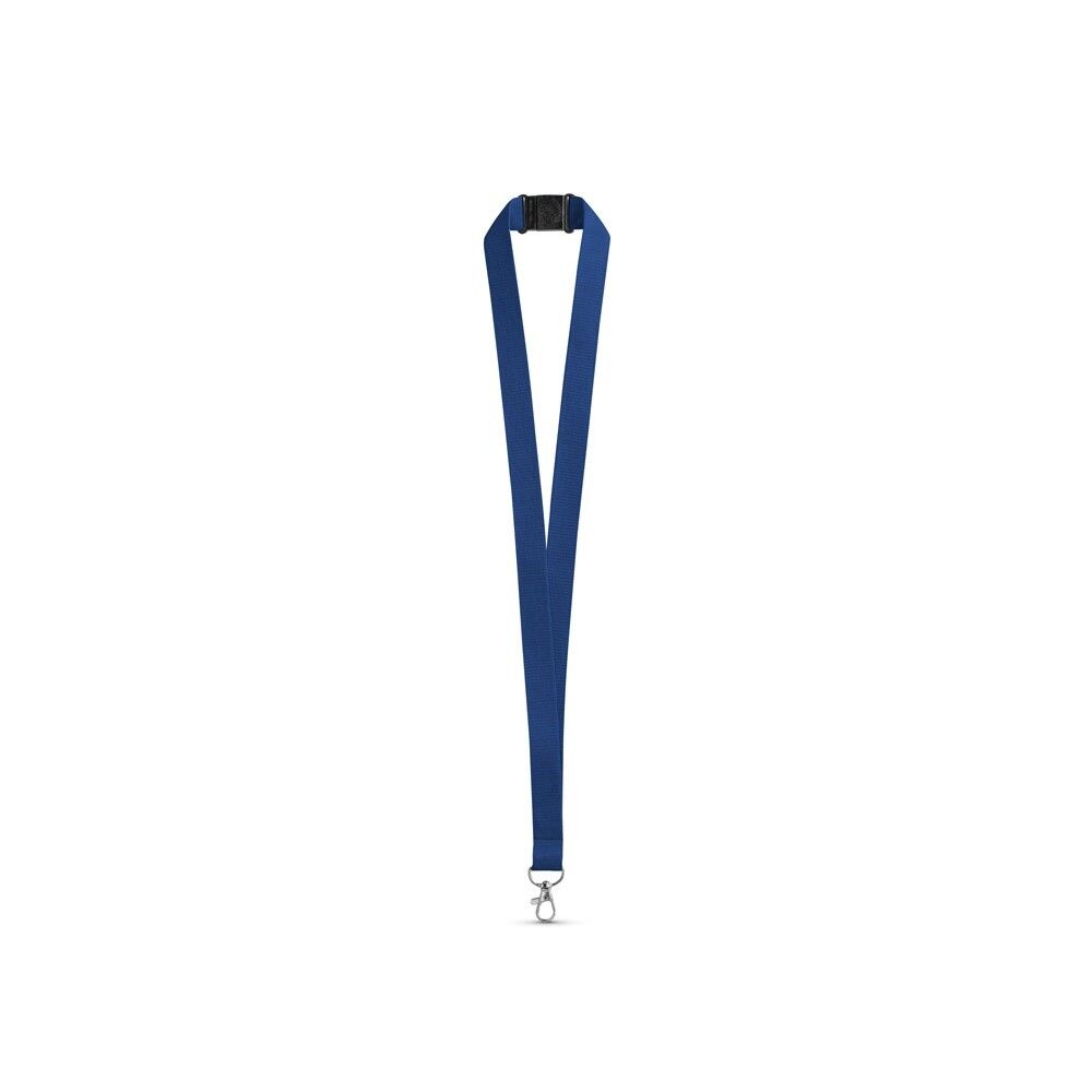 LEEDS Lanyard aus Polyester mit Sicherheitsverschluss - blau-323