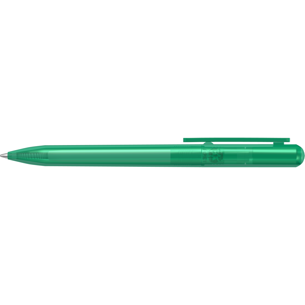 Recycled Pet Pen Change Transparent Drehkugelschreiber - petrol-946