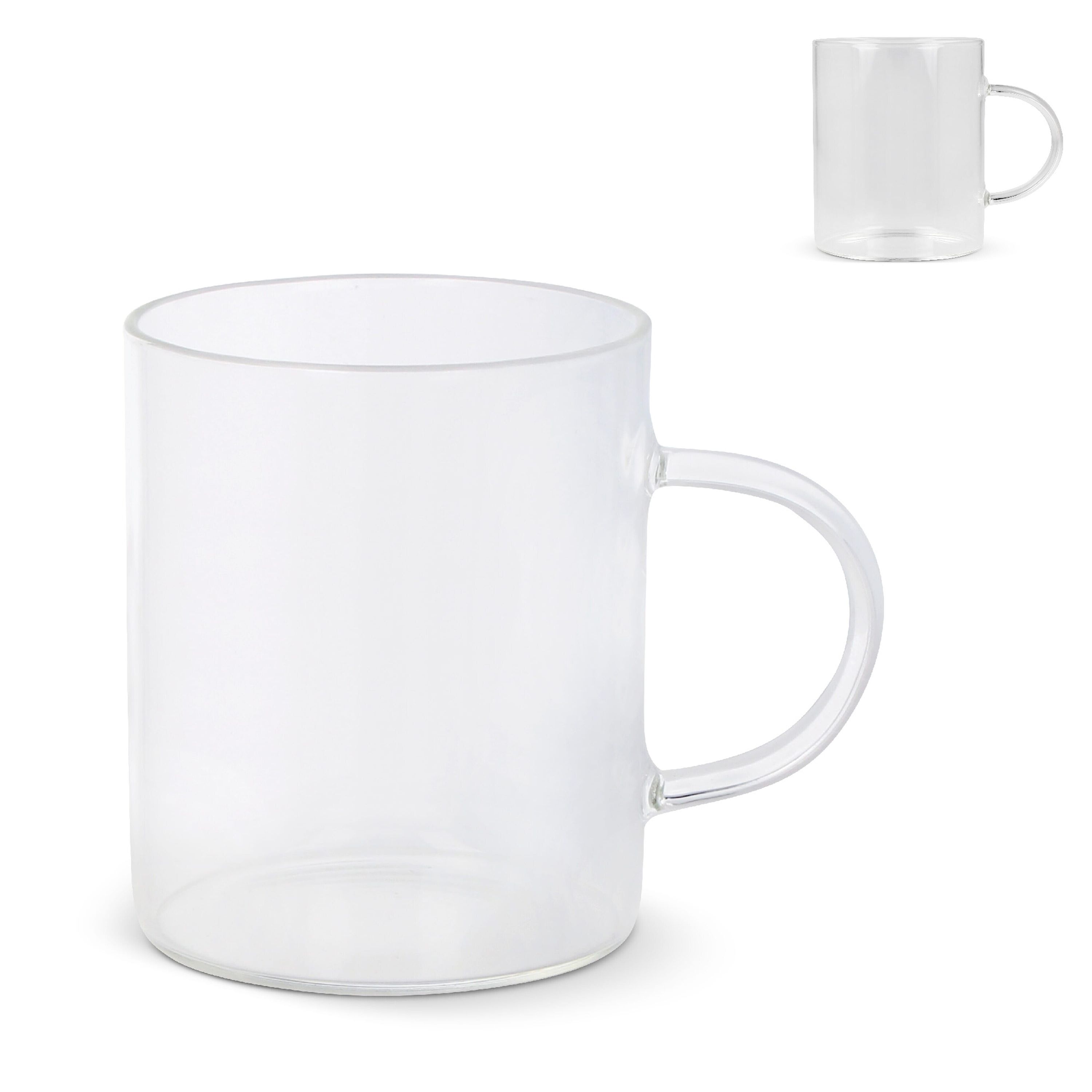 Kaffeeglas mit Henkel Vardez 180 ml - transparent-310