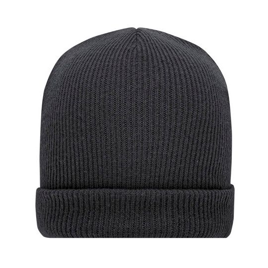 Soft Knitted Winter Beanie - dark grey-712