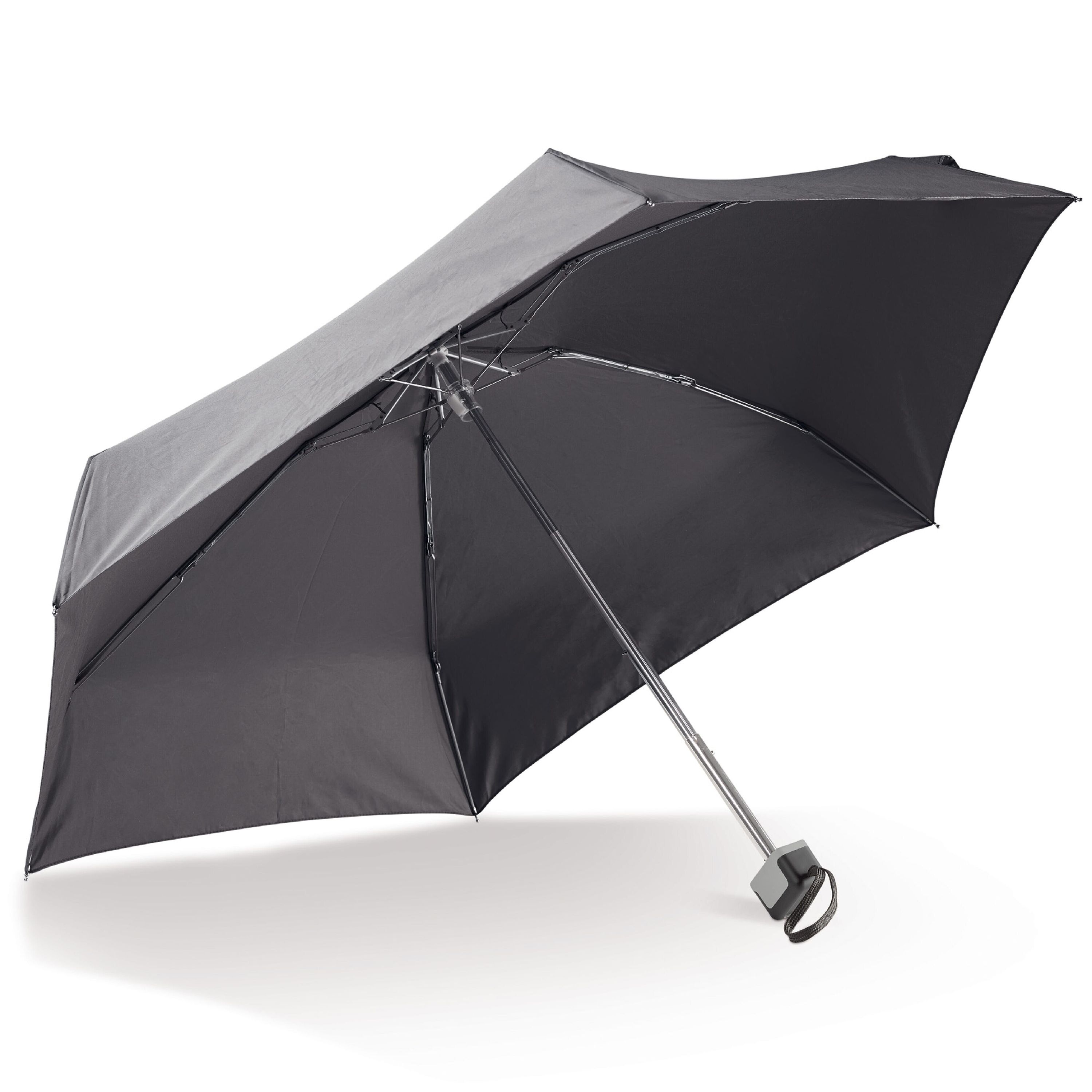 Ultraleichter 21” Regenschirm mit Hülle - schwarz-714