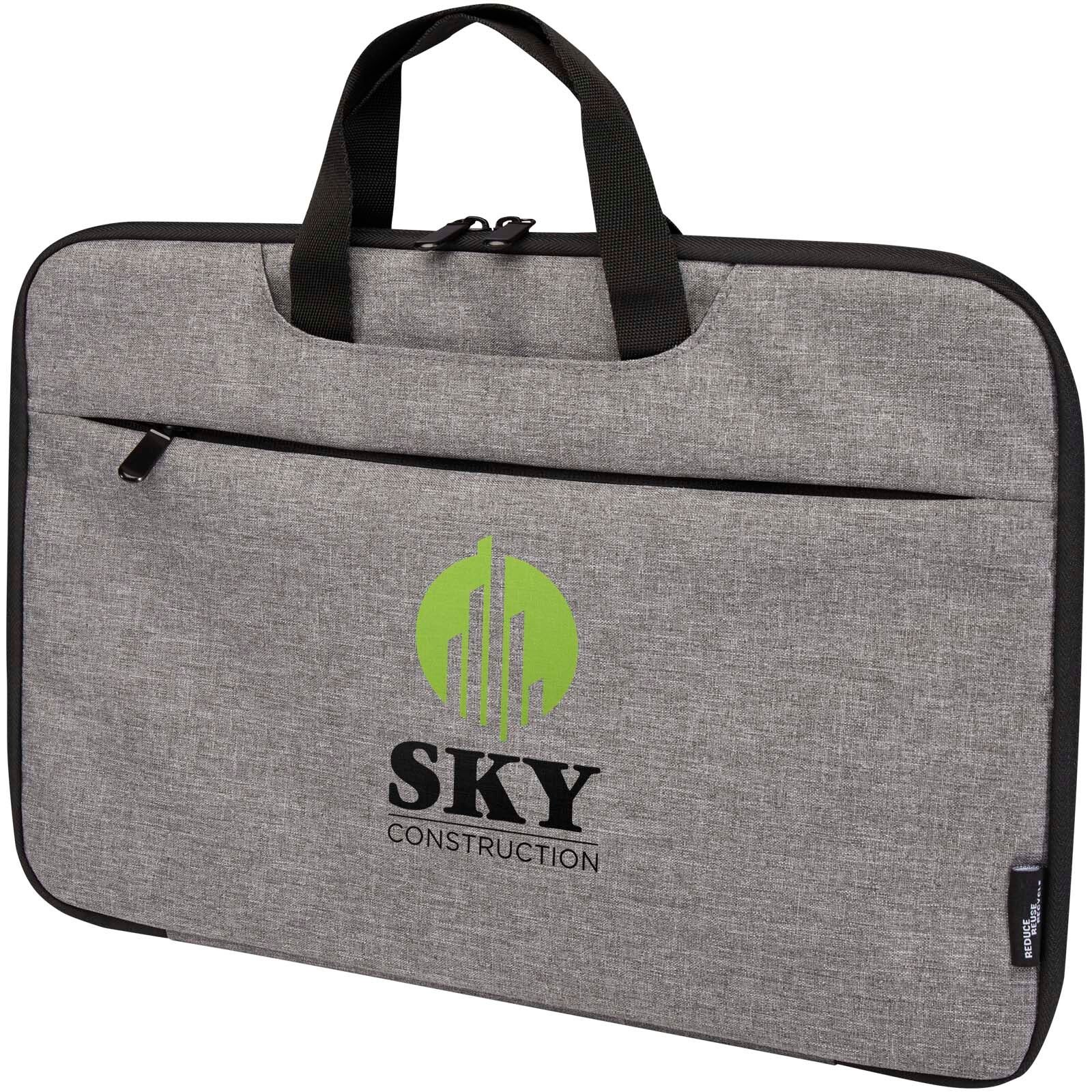 Libra 14” 2-in-1-Laptoptasche aus recyceltem GRS-Material 3 L - heather grau-503