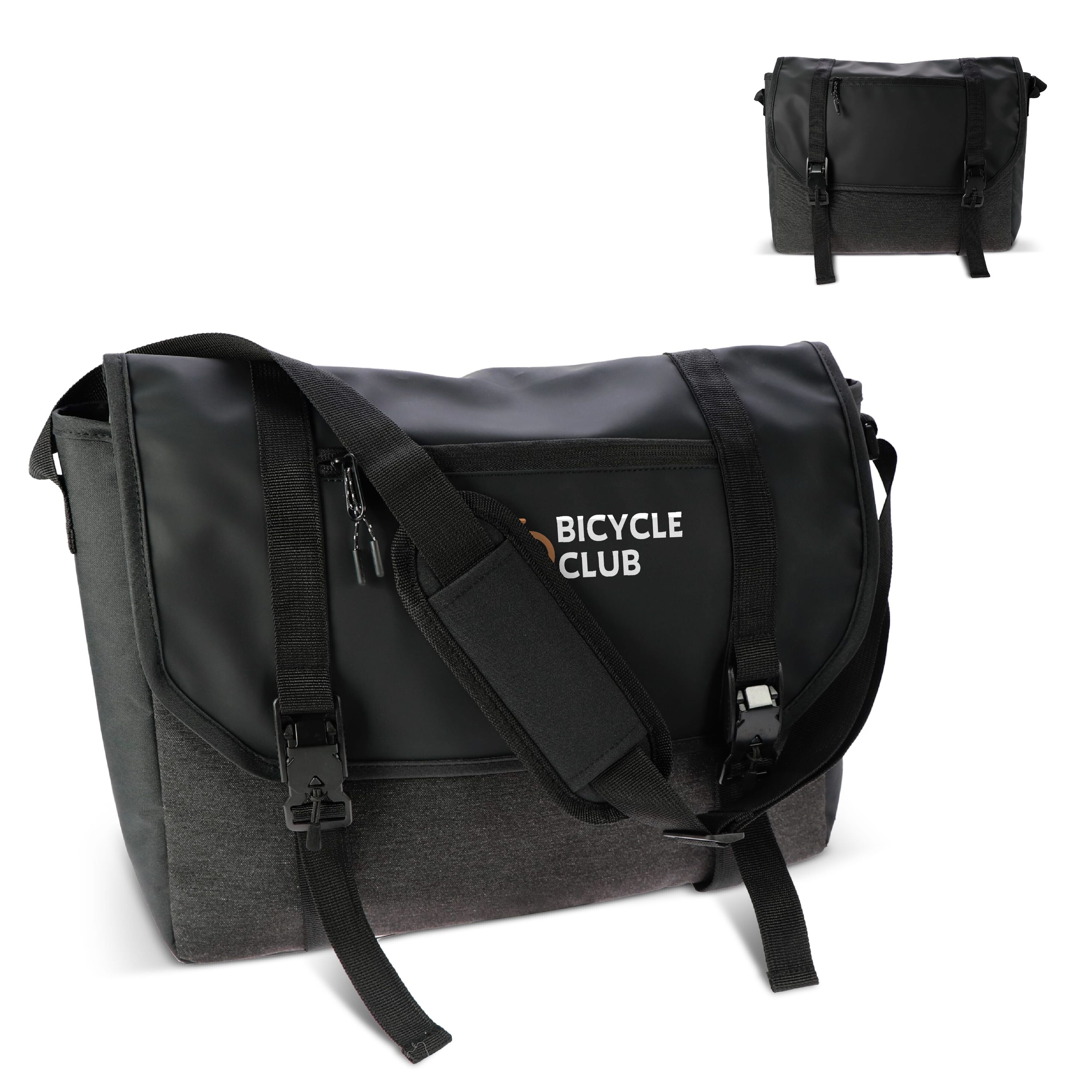 Laptop-Messenger-Tasche Liam RPET 12L - schwarz-36