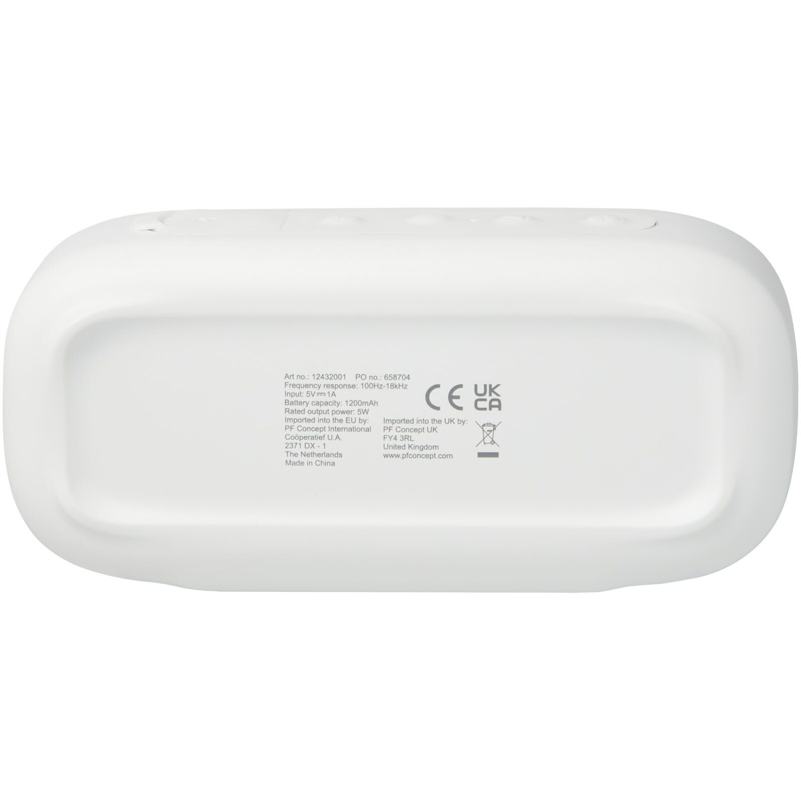 Stark 2.0 Bluetooth Lautsprecher aus recyceltem Kunststoff, 5W, IPX5  - weiss-799