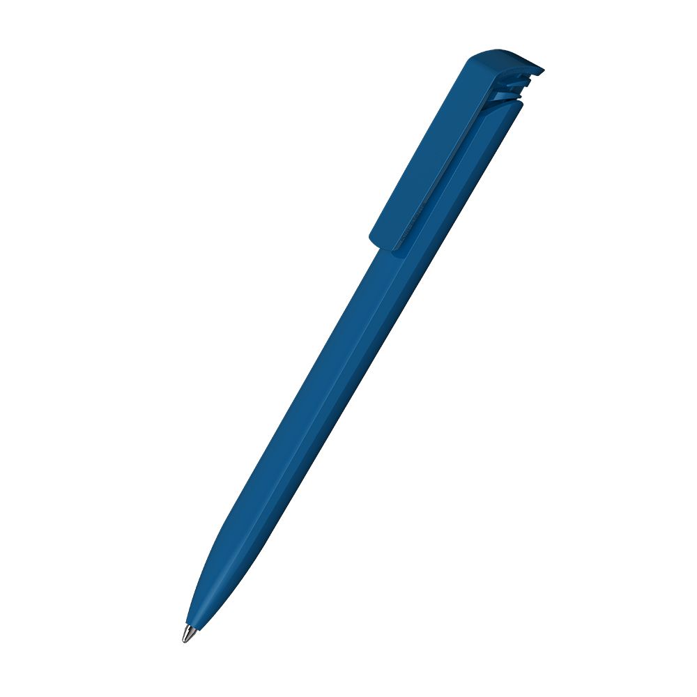 Druckkugelschreiber Trias high gloss - mittelblau-882