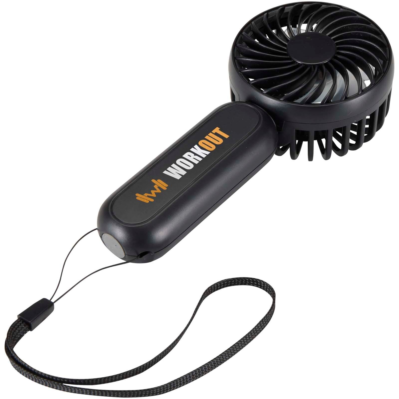 Aervia Tragbarer Ventilator aus recyceltem Kunststoff - schwarz-853