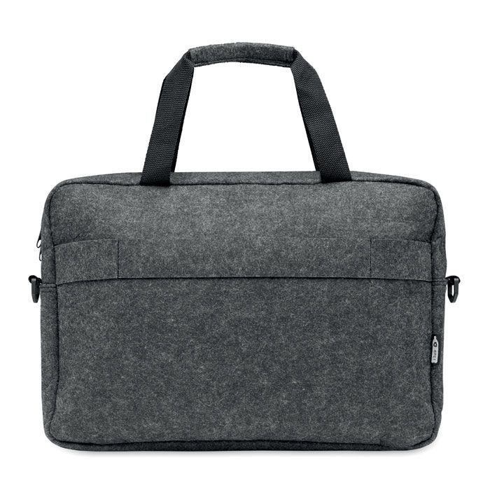 13" Laptop Tasche RPET-Filz PLANA - steingrau-749