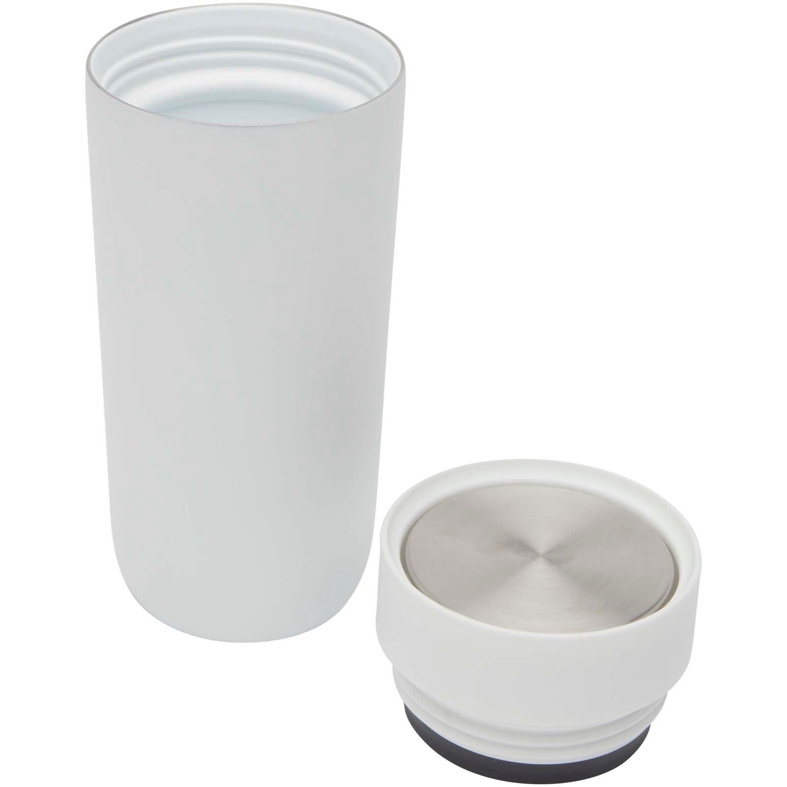 Camden 350 ml RCS-zertifizierter Becher aus Edelstahl mit Keramikauskleidung - weiss-273