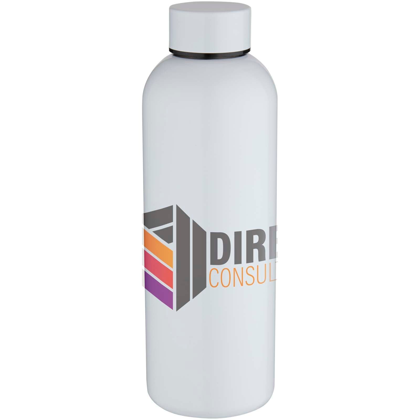 Spring 750 ml RCS-zertifizierte einwandige Sublimation Trinkflasche aus recyceltem Edelstahl - weiss-108