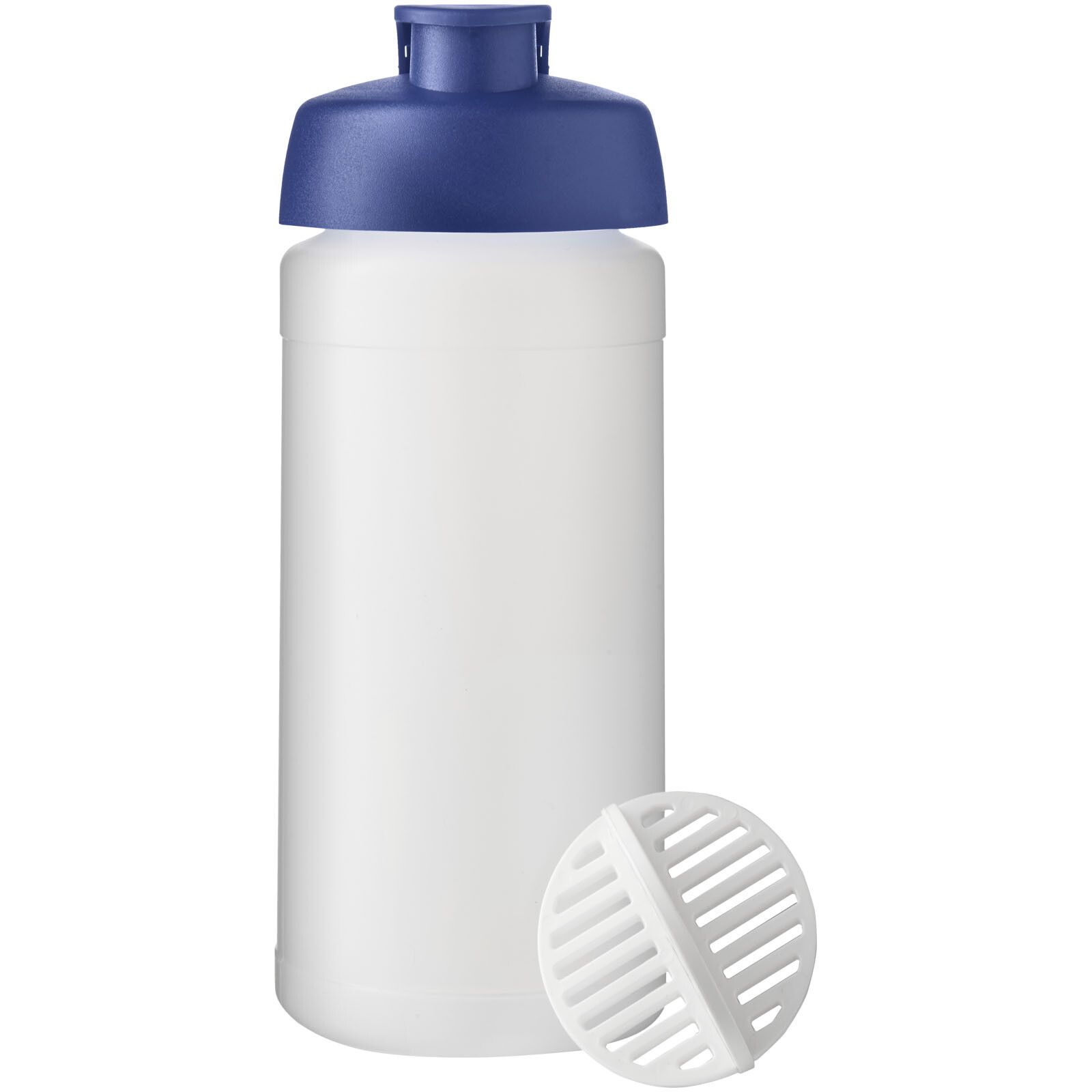 Baseline Plus 500 ml Shakerflasche - blau -  klar mattiert-524