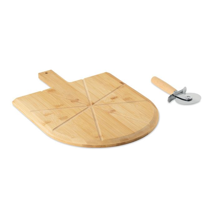 Pizza-Set Bambus NAPOLITANA - holz-346