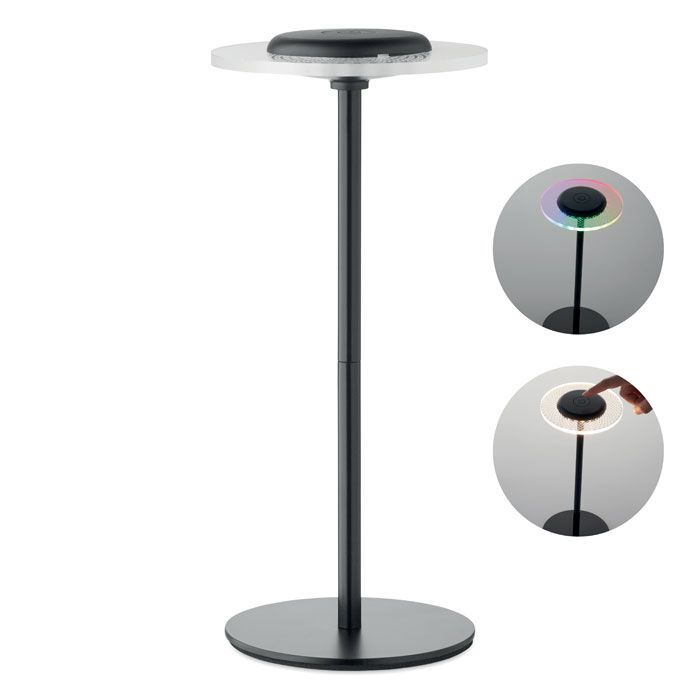 USB-Tischlampe Eisen LOUNGE - schwarz-187
