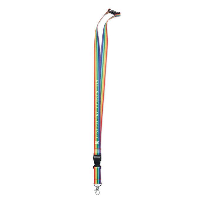 Regenbogen Lanyard RPET BOWYARD - multicolour-725