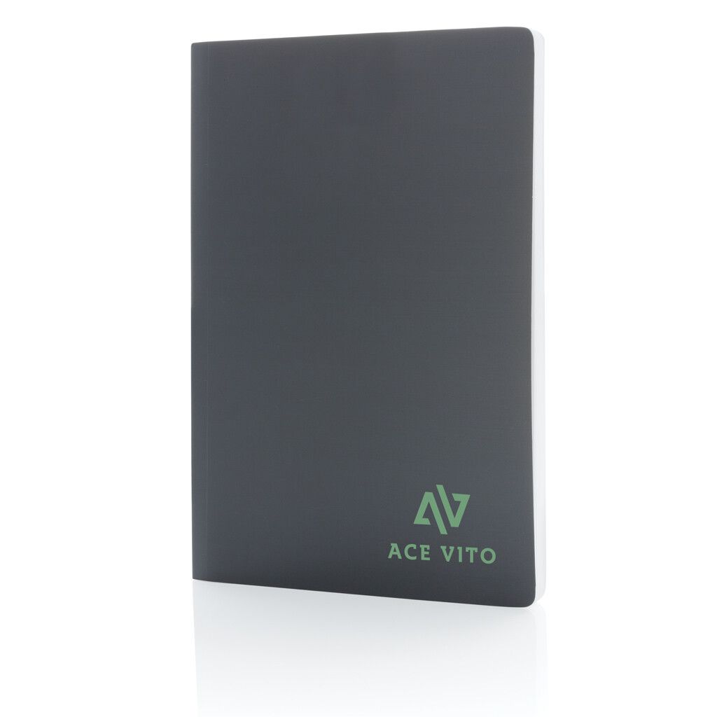 Impact Softcover A5 Notizbuch mit Steinpapier - anthrazit-902