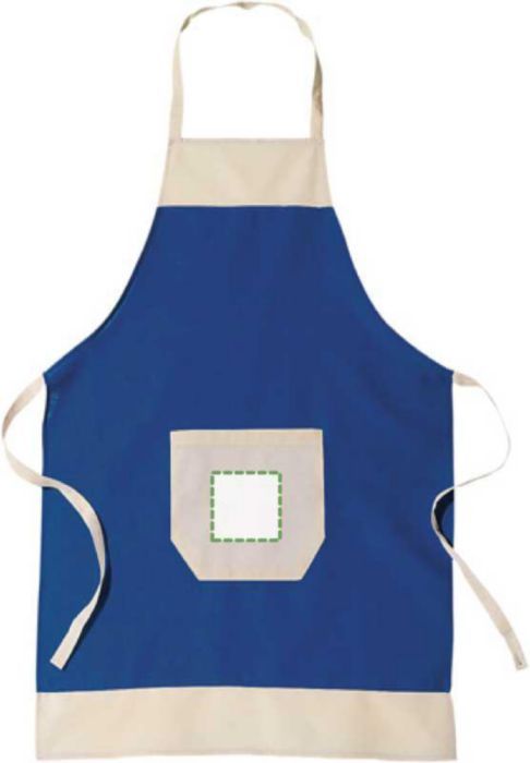 Veredelungsposition Tasche auf der Vorderseite