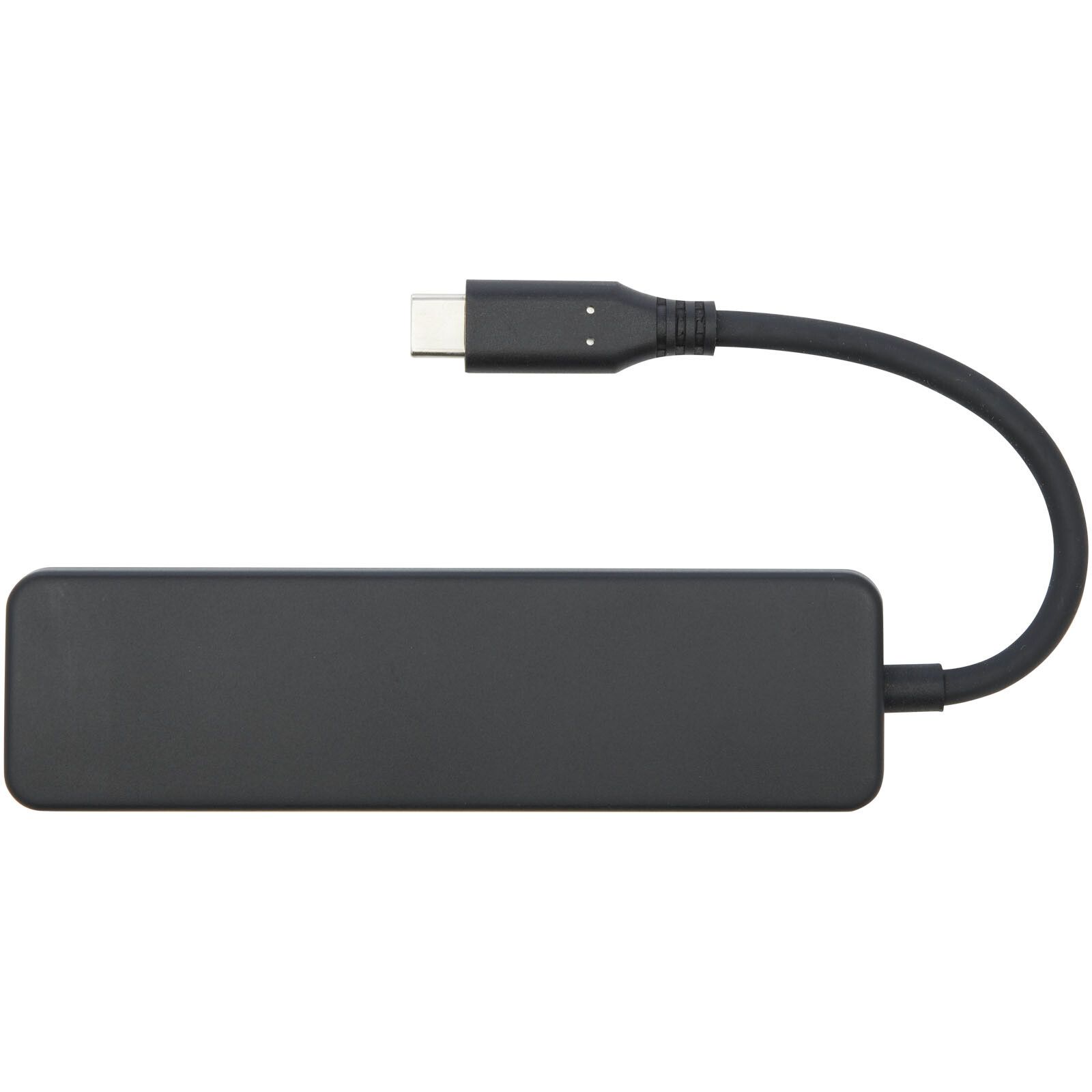 Loop Multimedia-Adapter aus recyceltem RCS Kunststoff USB 2.0-3.0 mit HDMI-Anschluss - schwarz-665