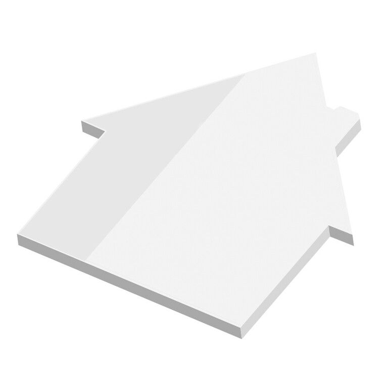Haftnotizen powerstikkies formgestanzt "Haus", 25 Blatt-681