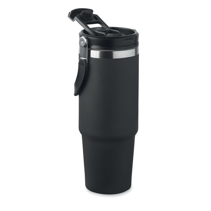Doppelwandiger Becher 850 ml SUMA HAND - schwarz-710