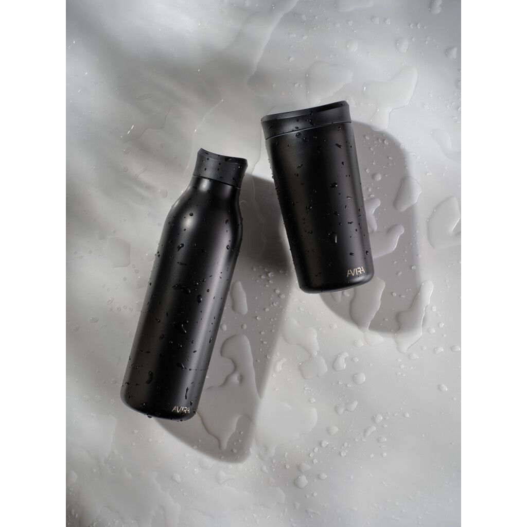 Avira Alok 360 Klick-Wasserflasche aus RCS rec. Stahl, 600ml - schwarz-478