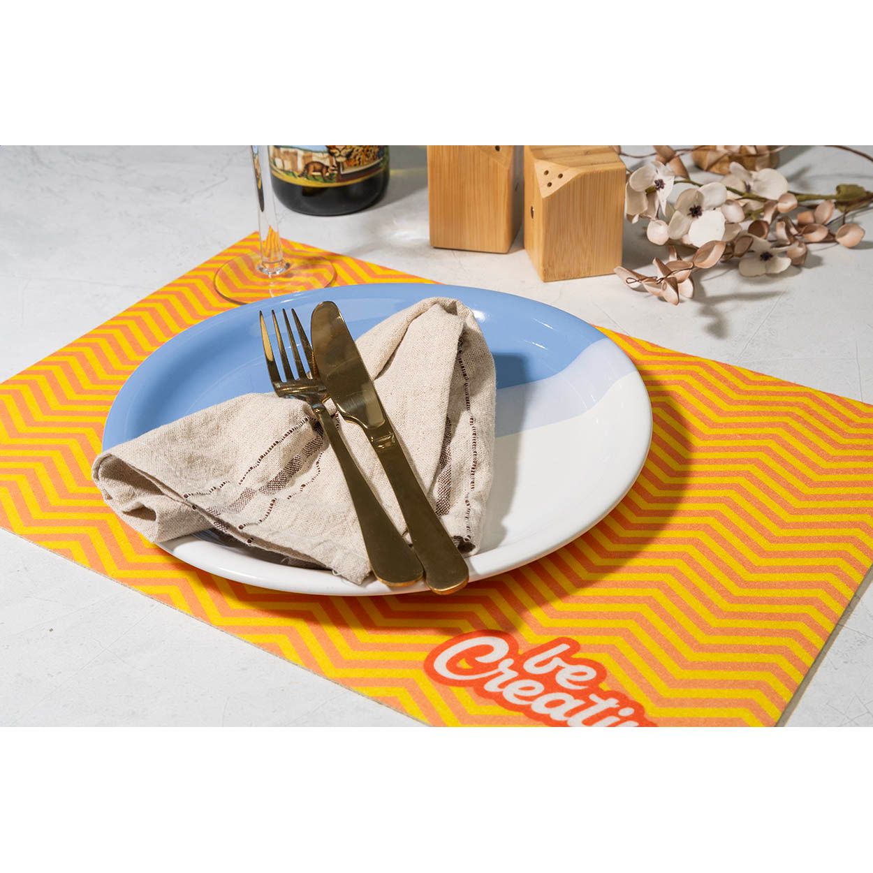 CreaFelt Dine Individuelles Tischset RPET - weiß-259