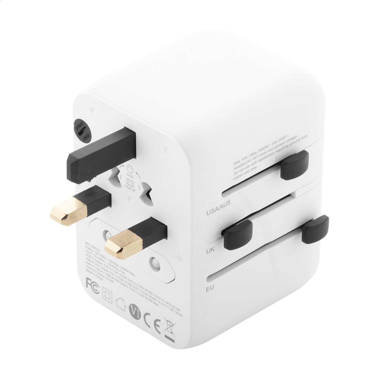 Reiseadapter Jetsetter Plus - weiß-25
