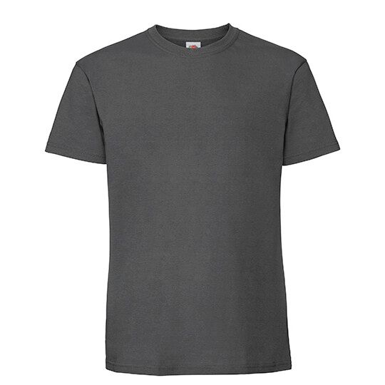 Iconic 195 Ringspun T - light graphite solid-771
