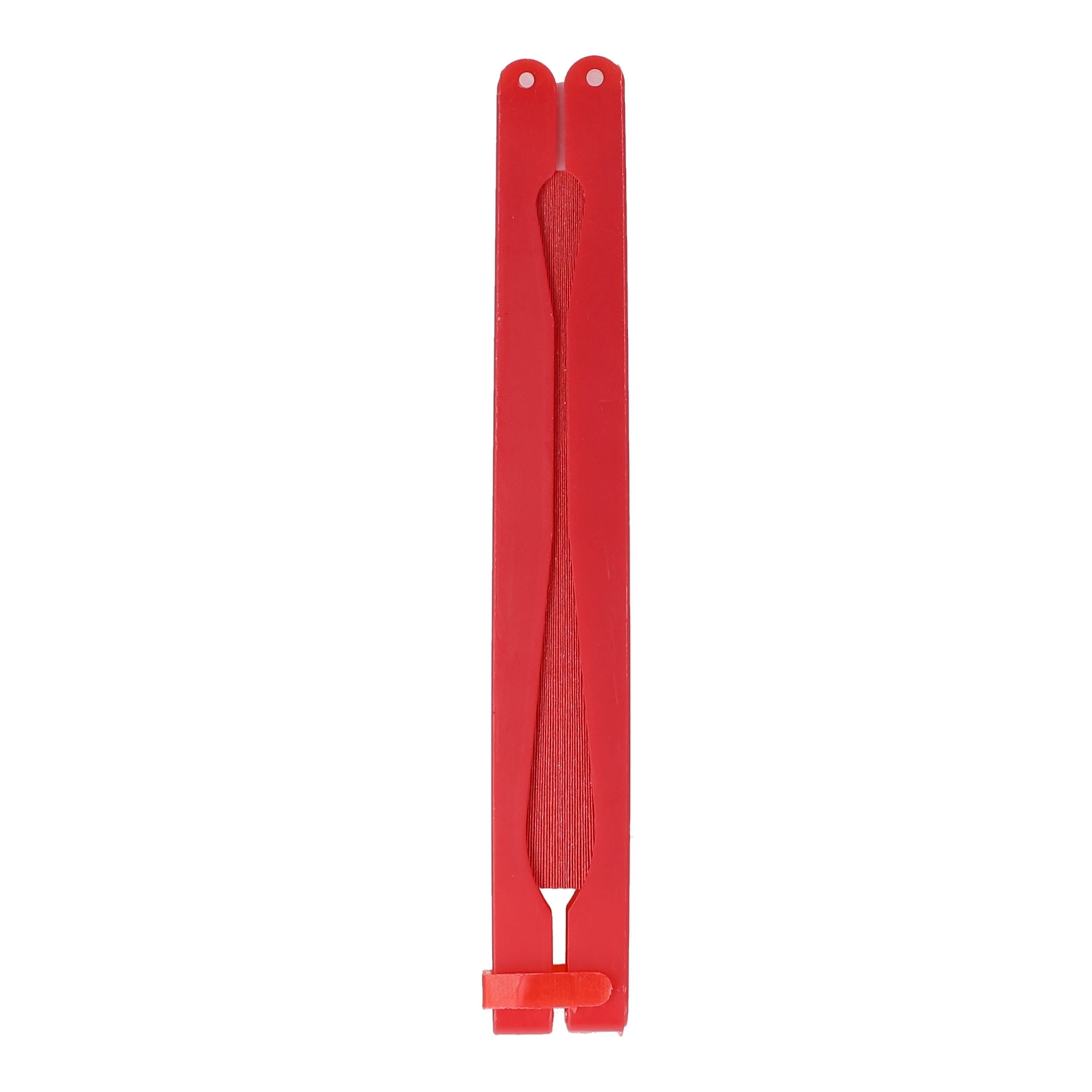 Mini faltbarer Handfächer - rot-484