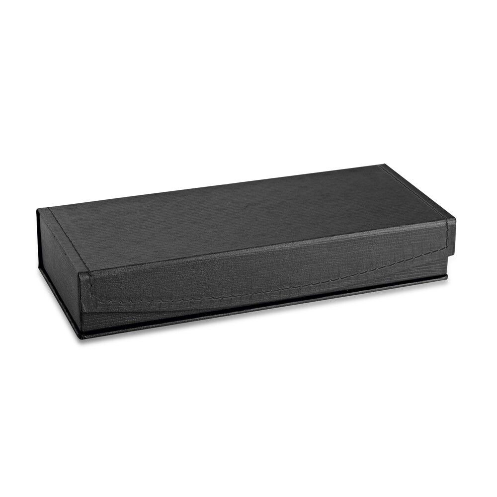 DOURO Metall-Roller und Kugelschreiber-Set mit Clip - schwarz-896