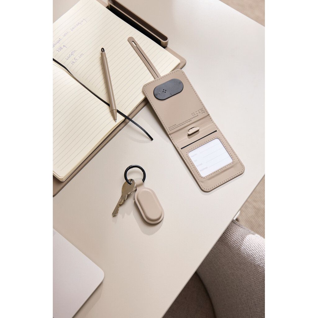 VINGA Baltimore RCS Schlüsselanhänger mit Dual-Finder - greige-832