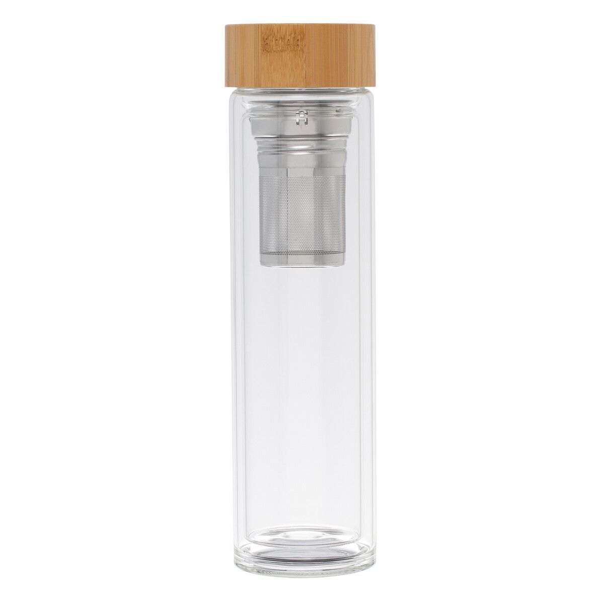 Glasflasche mit Teesieb SLEDGE-132