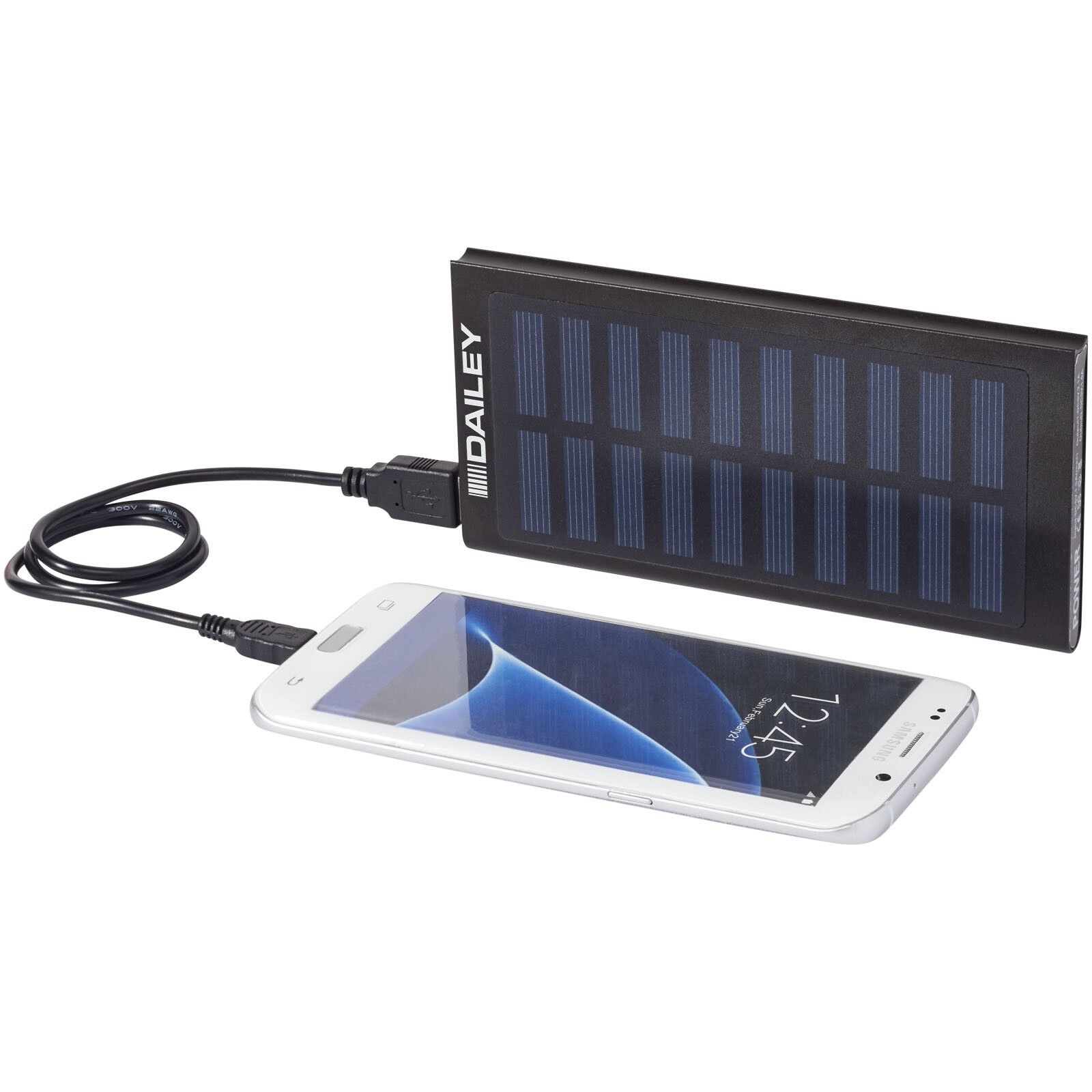 Stellar 8000 mAh Solar Powerbank - schwarz-858
