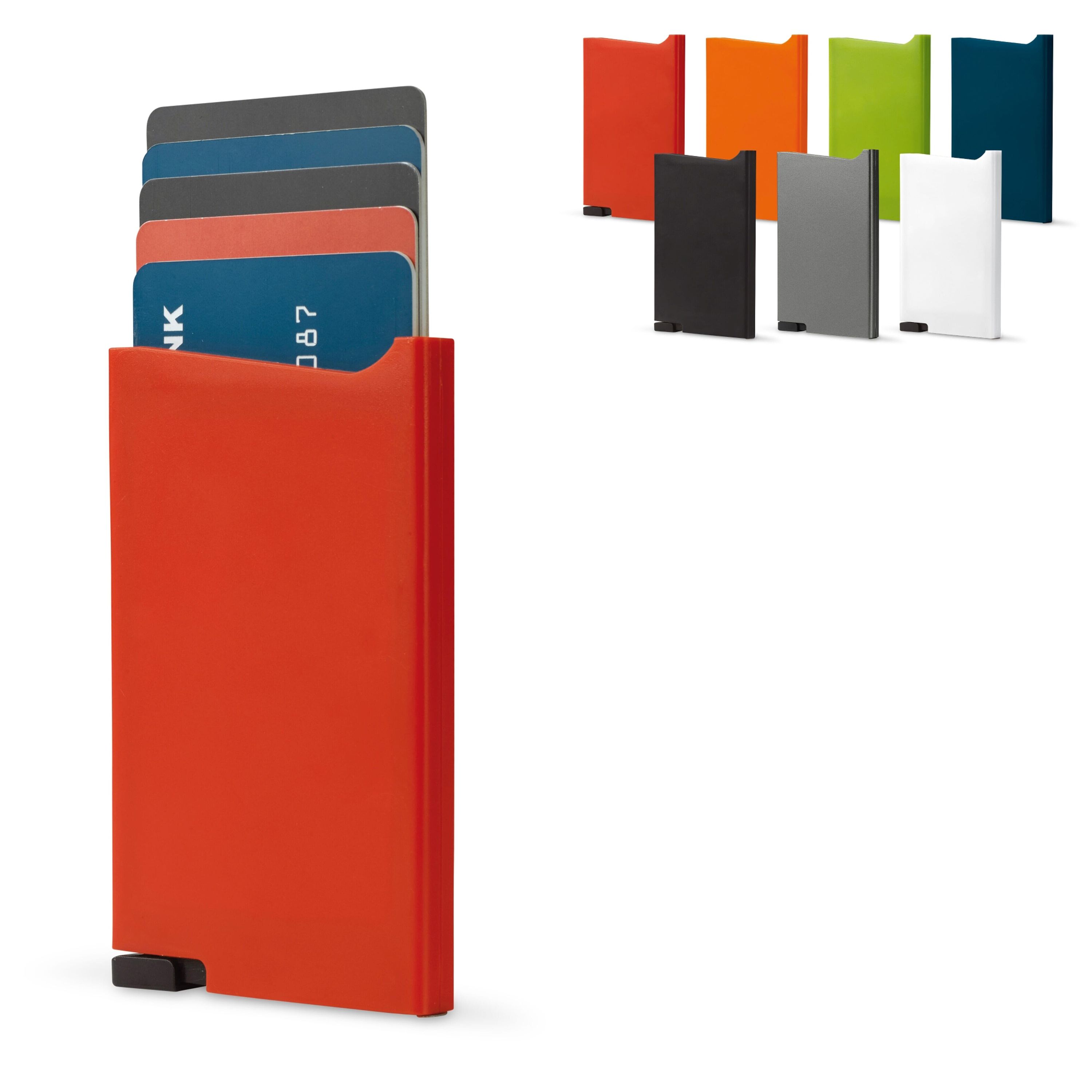RFID Anti Skimming Kunststoff-Kartenhalter - schwarz-900