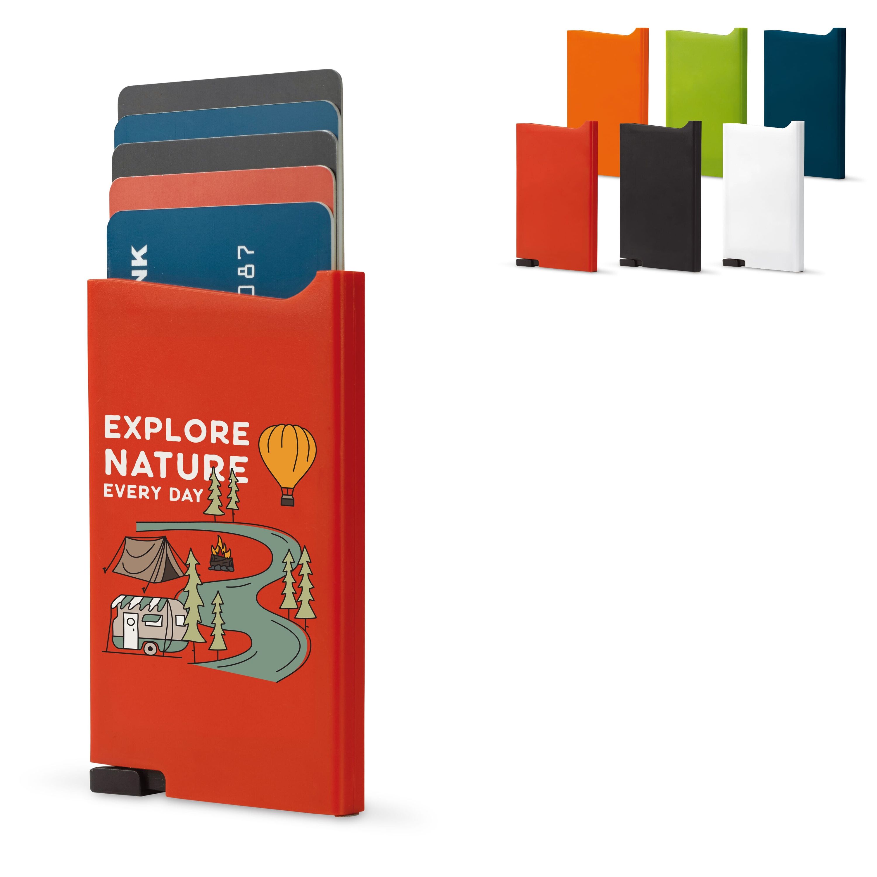 RFID Anti Skimming Kunststoff-Kartenhalter - schwarz-900