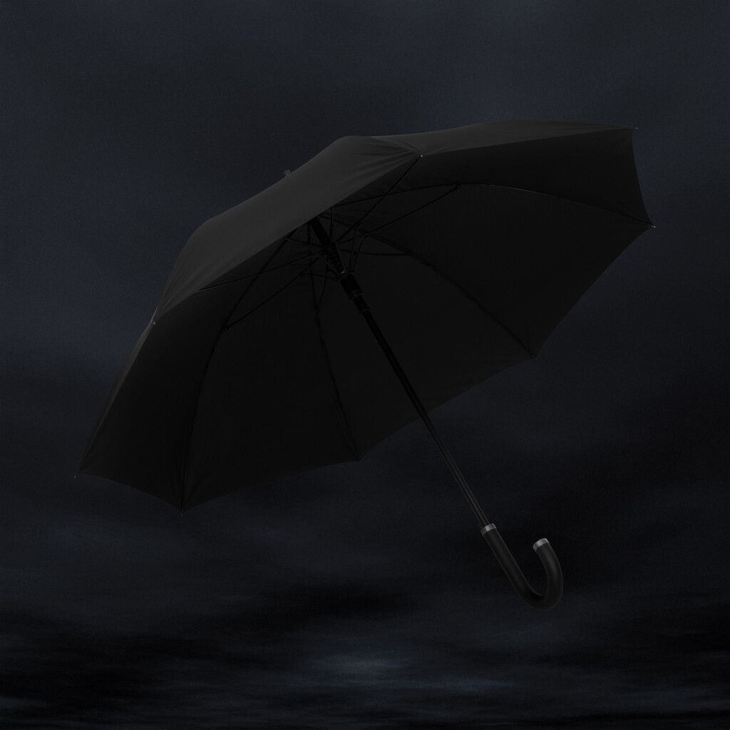Swiss Peak Vero Aware™ RPET 25"-Regenschirm - schwarz-242