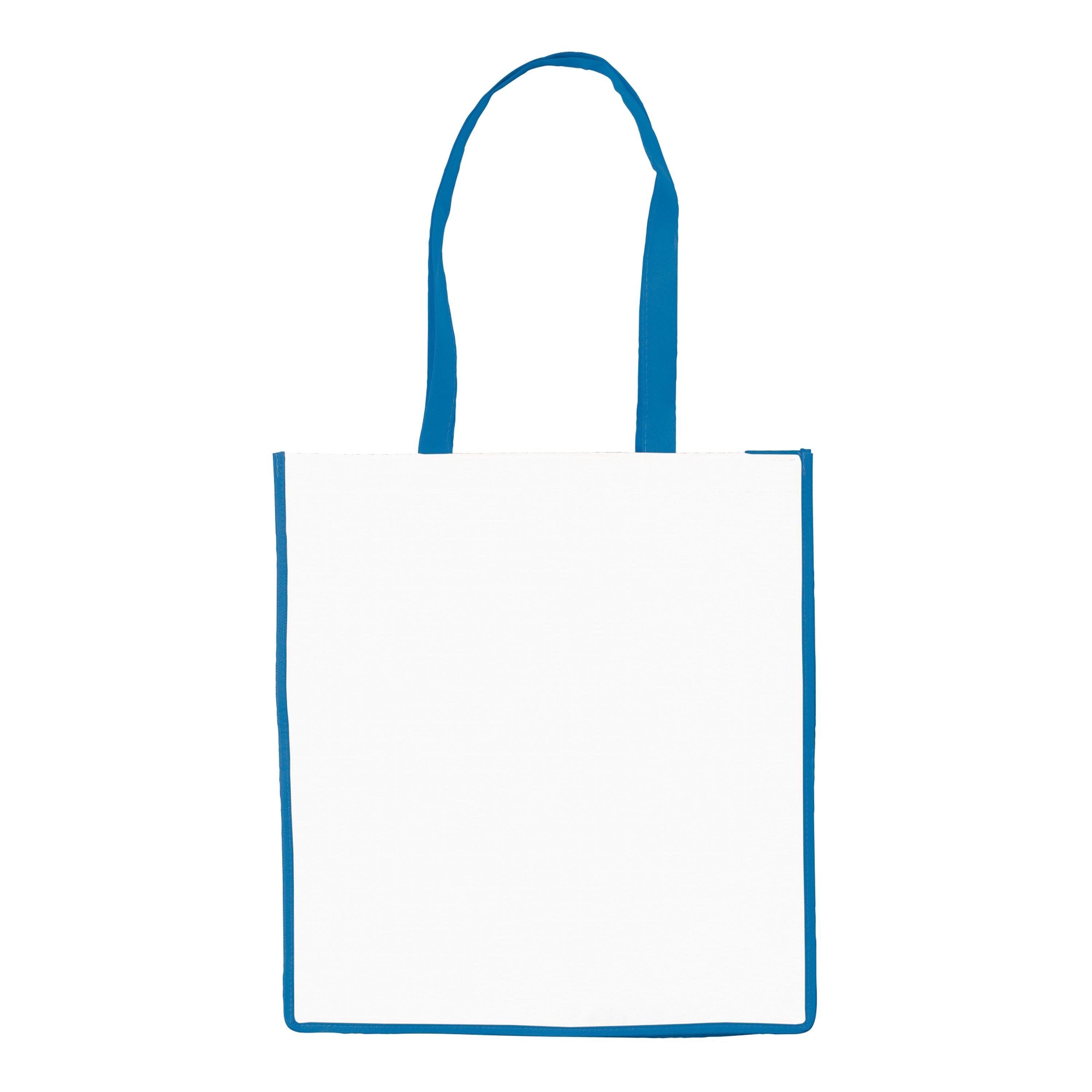 Tragetasche Non-Woven 75g/m² - weiss  -  blau-494