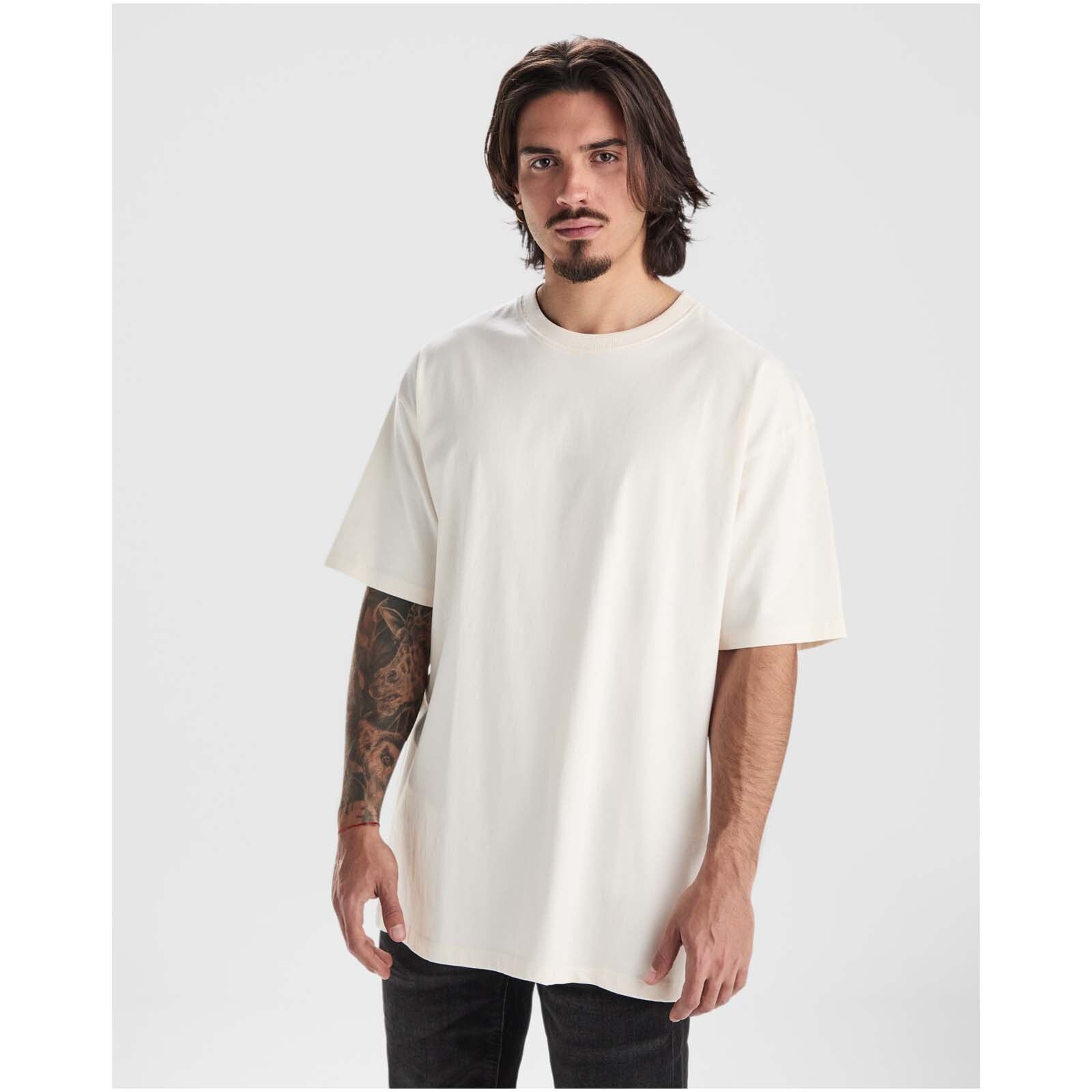 Bull Overzise T-Shirt  - weiss - XL-258