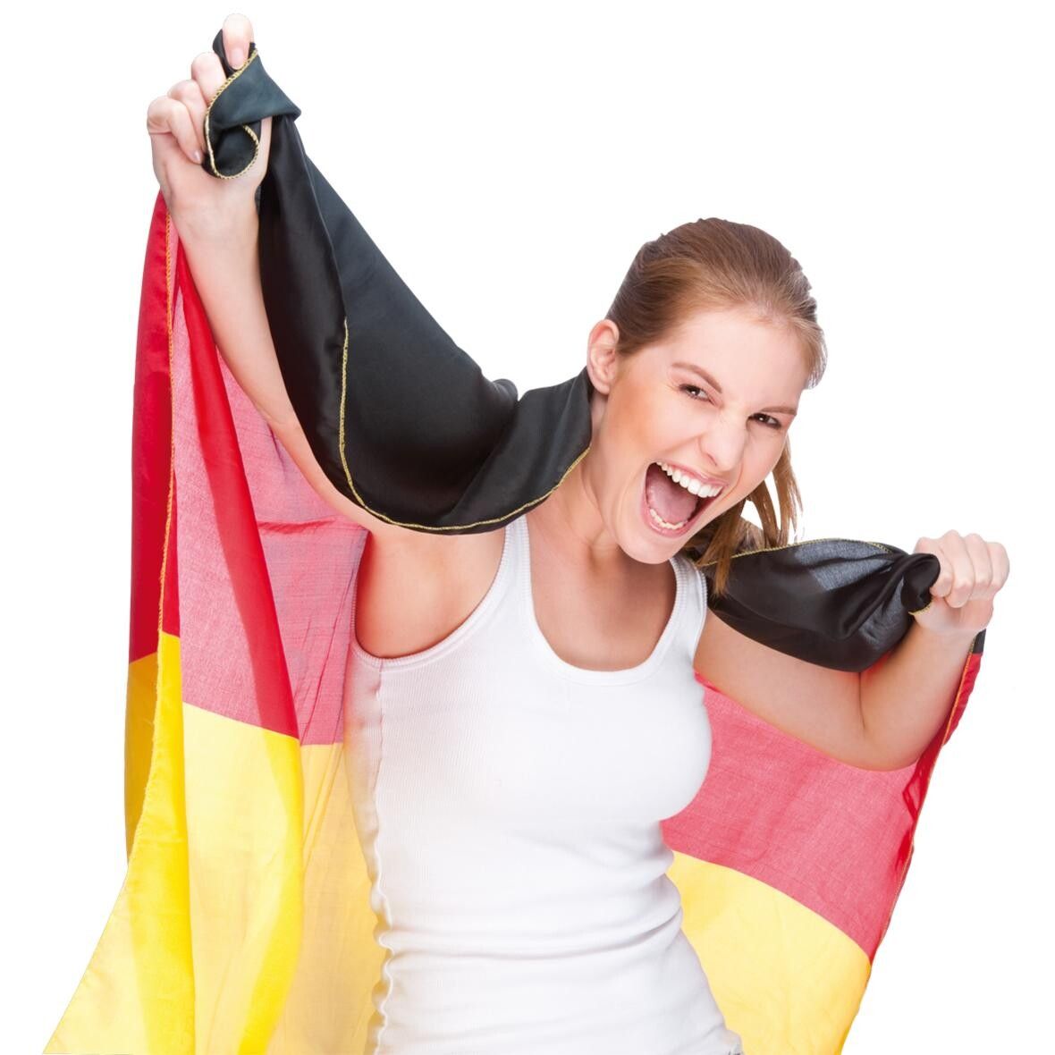 Flagge Nations, 1,5 m - Deutschland-Farben-458