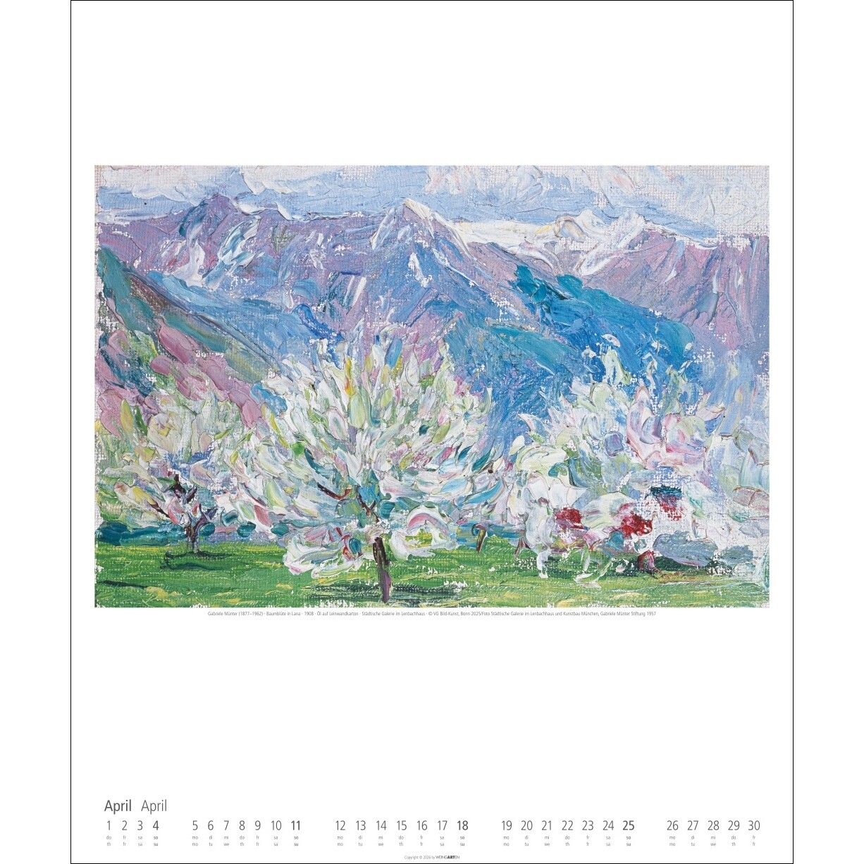 Gabriele Münter - Kunst & Kultur Kalender-419