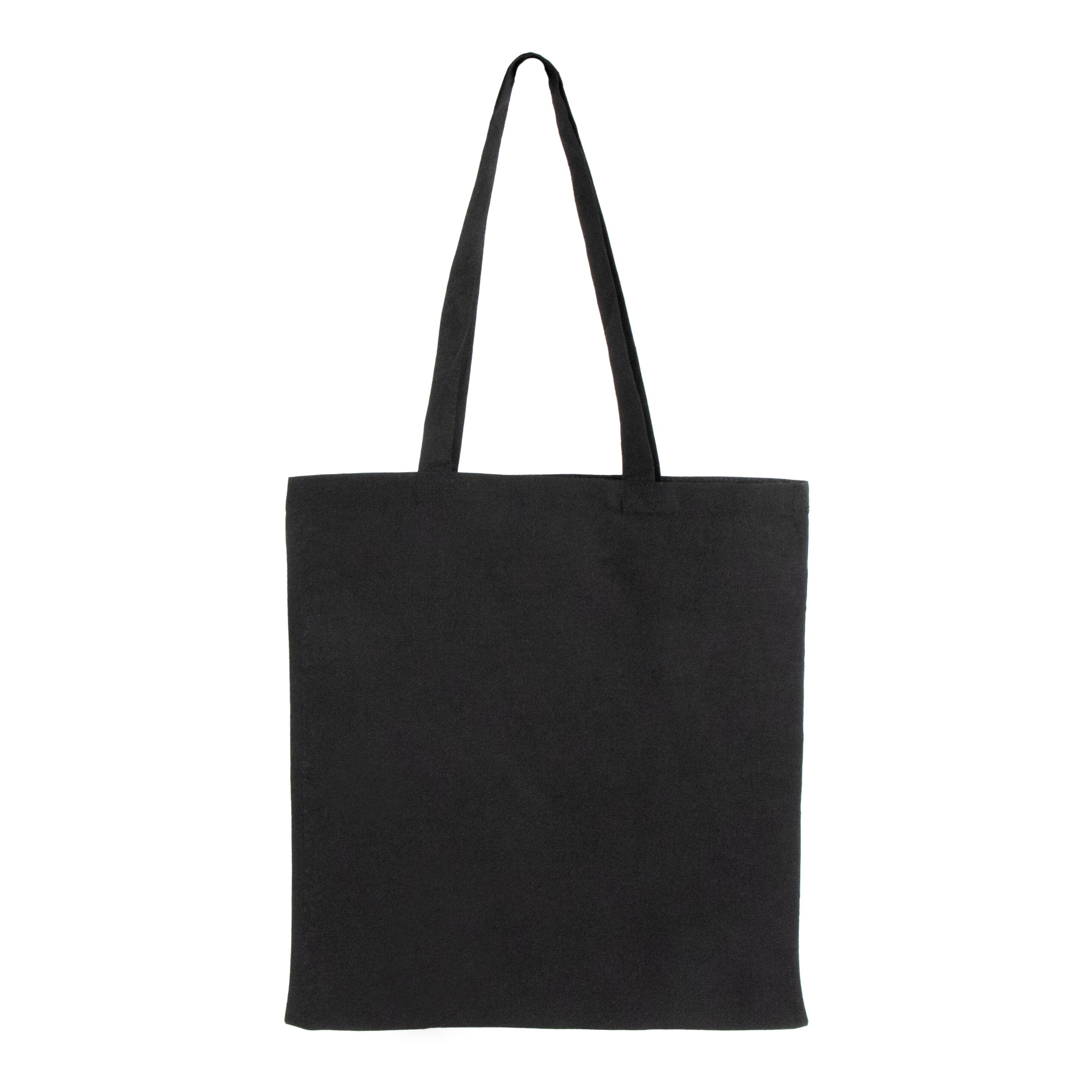 Umhängetasche Baumwolle OEKO-TEX® 140g/m² 38x42cm - schwarz-998