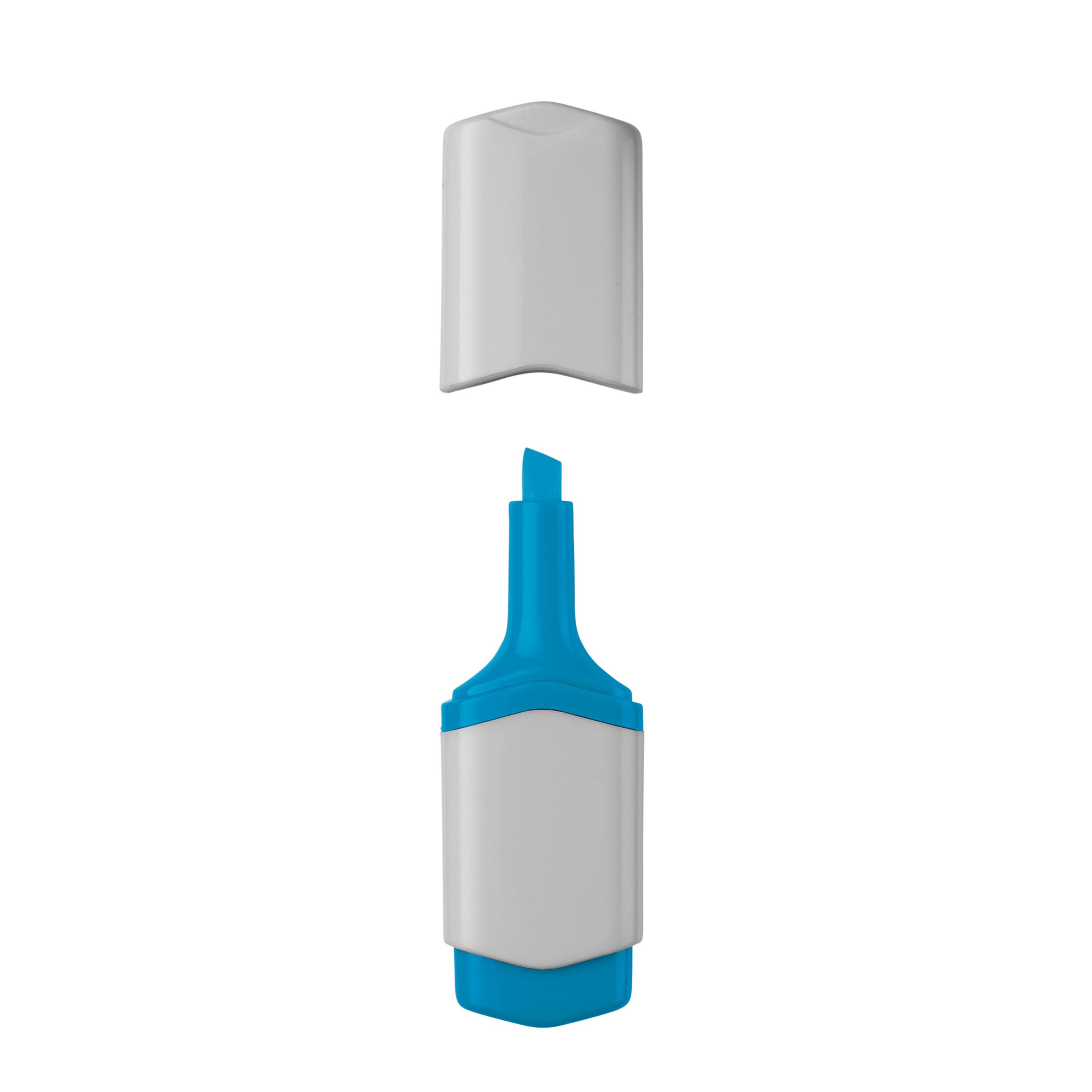 Textmarker Mini - weiss  -  blau-925