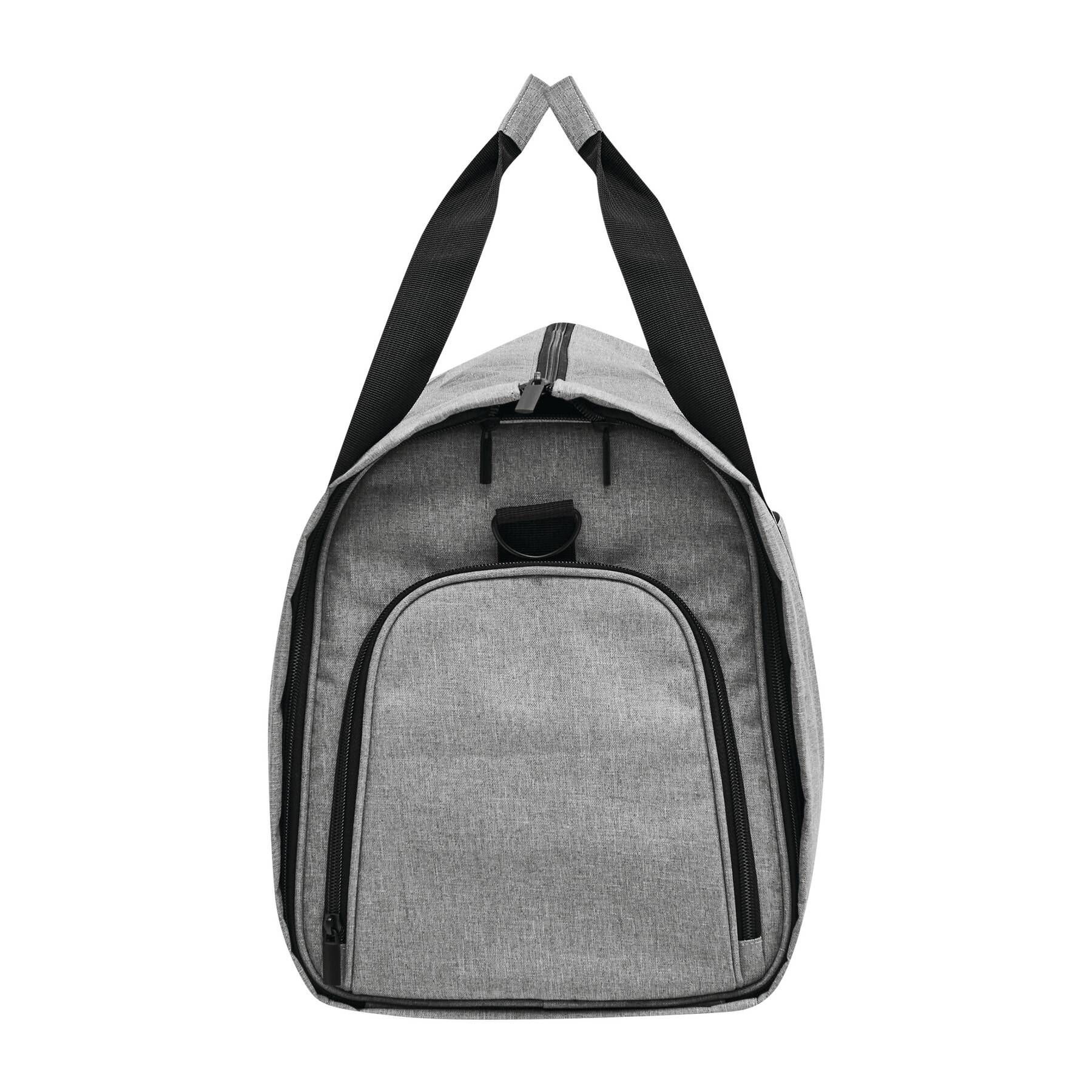 Reisetasche MILANO mit integriertem Kleidersack - grau - schwarz-991