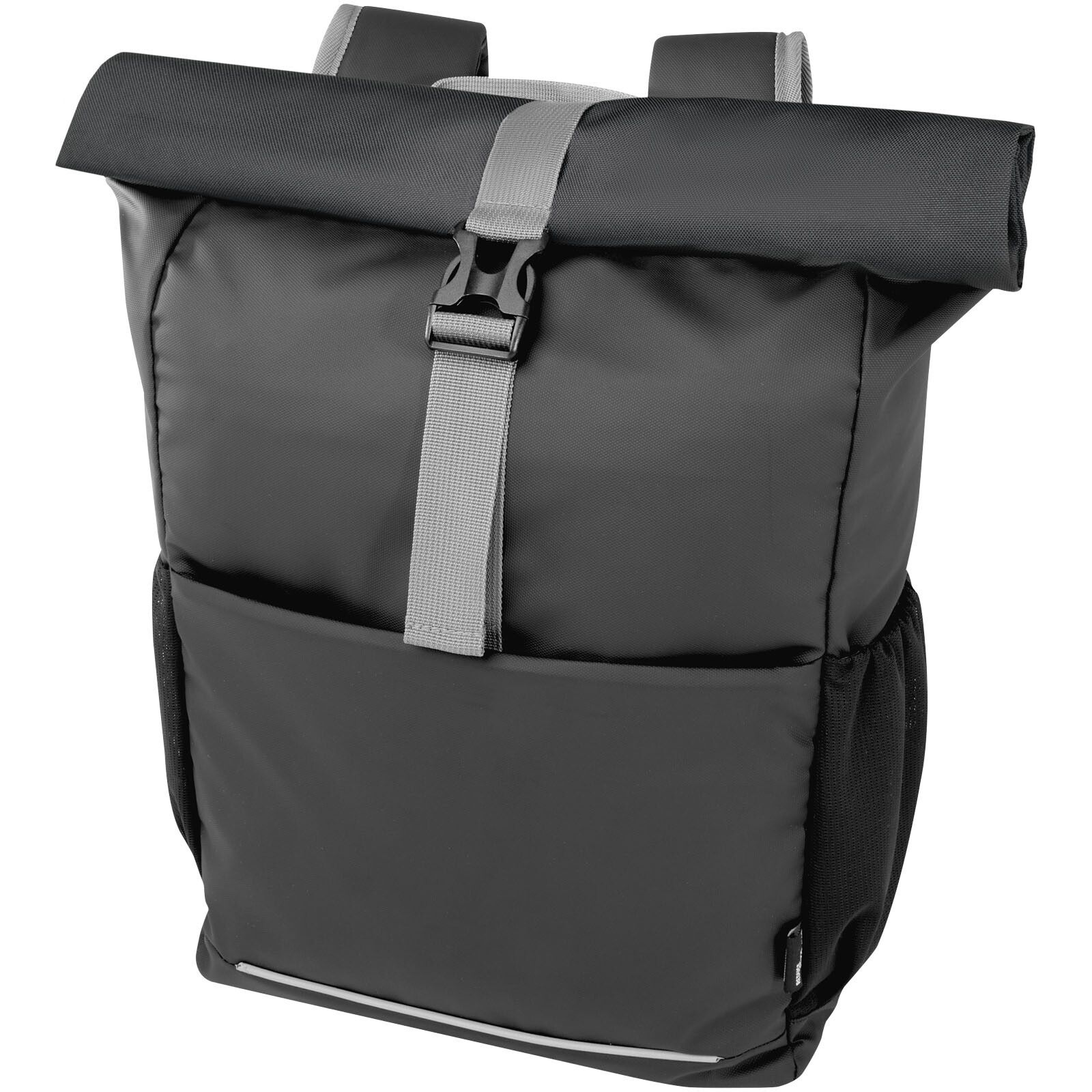 Aqua 15" wasserabweisende Fahrradtasche aus GRS Recyclingmaterial 20 L - schwarz-691