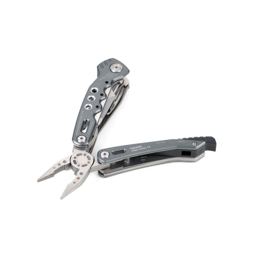 Troika Multifunktions-Werkzeug FIRE TOOL 14 - grau-639
