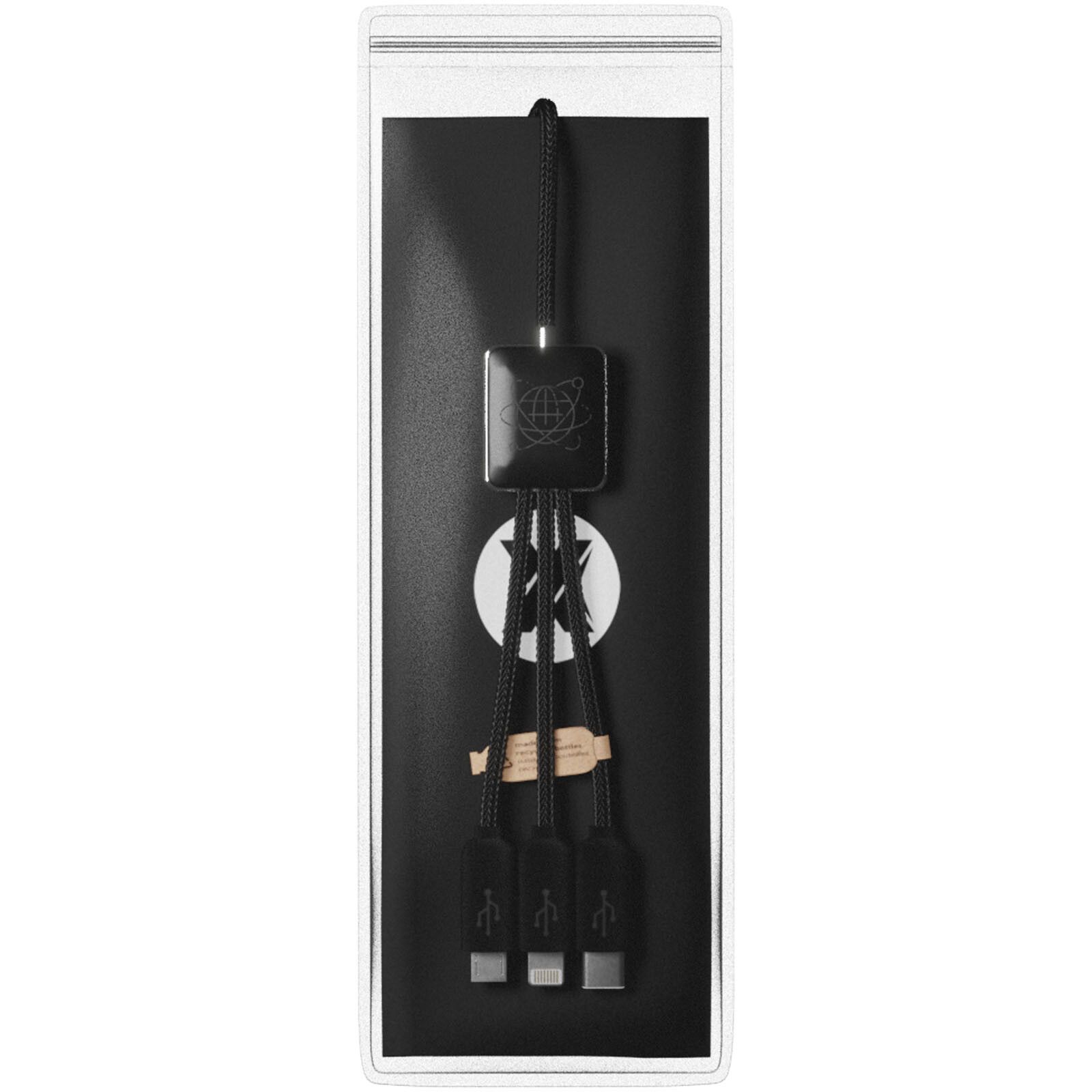 SCX.design C45 5-in-1 rPET-Ladekabel mit Datentransfer - schwarz-82