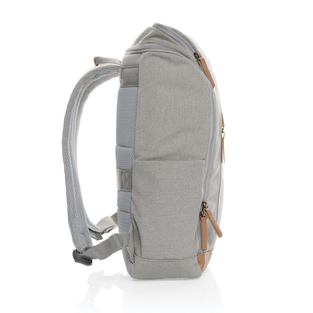 Impact AWARE™ 16 oz. r recyceltem canvas 15" Laptop-Rucksack - grau-667
