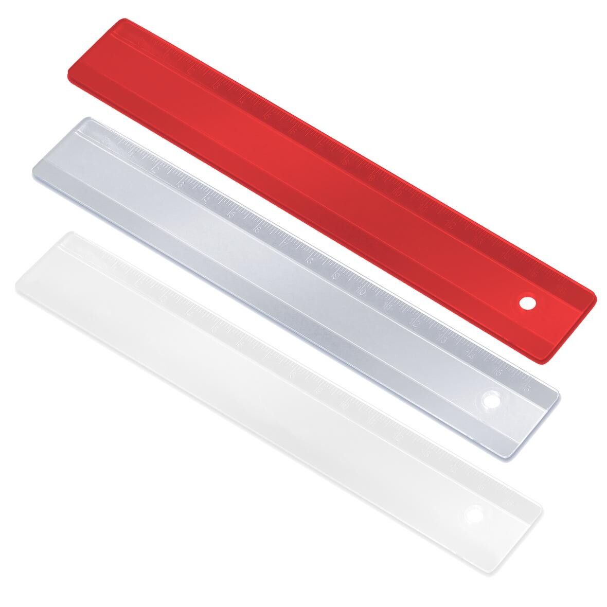 Lineal 16 cm - transparent-902