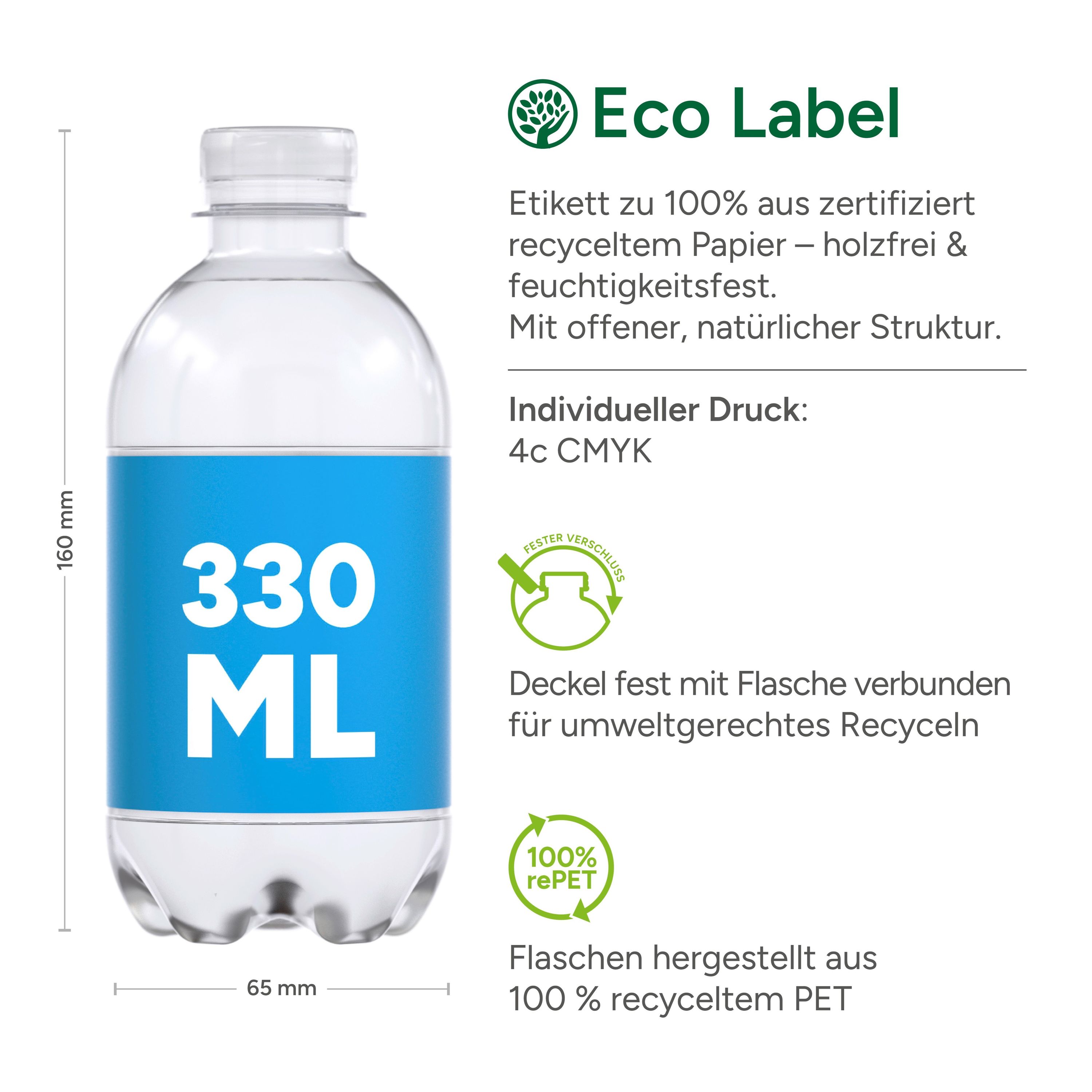330 ml Vitaminwasser Zitrone-Kaktus Eco Label-122