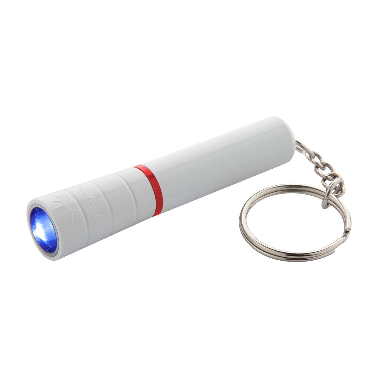 Waipei Mini-Taschenlampe - rot - weiß-596